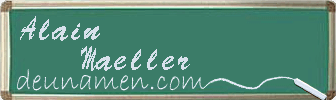 Alain Maeller Visitenkarte